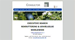Desktop Screenshot of consultor.dk